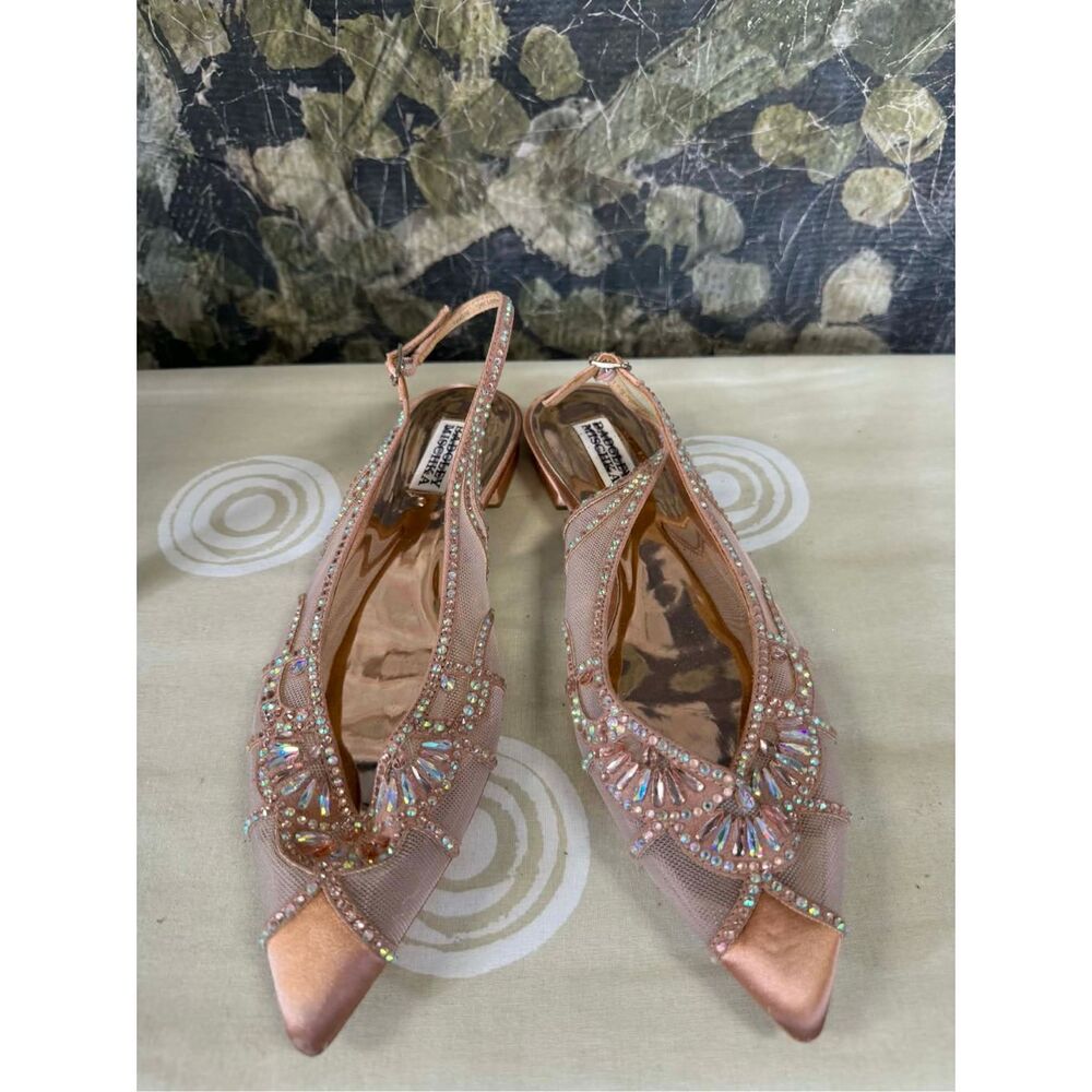 Anthropologie BHLDN x Badgley Mischka Hanna Flats Size 8.5 - Picture 4 of 9